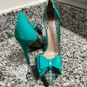 Teal Betsey Johnson Pumps